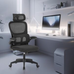 Cadeira de escritório, design ergonômico com suporte lombar