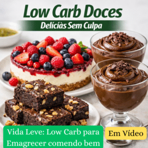 Vida Leve: Low Carb para Emagrecer comendo bem(Em Vídeo)